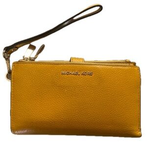 Michael Kors Yellow Wristlet